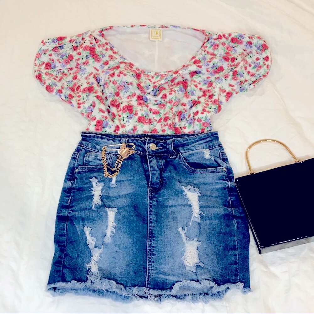 Young Again Vintage Floral Dress.